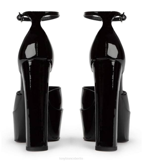 Plateau-Absätze| de Tony Bianco Frauen Jayze-Heels schwarzes Lackleder 46248